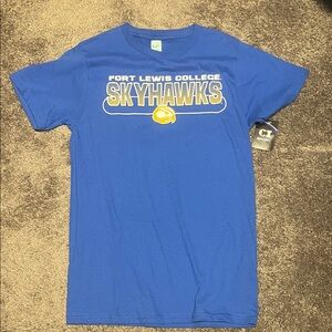 Blue Fort Lewis College Skyhawks T-Shirt